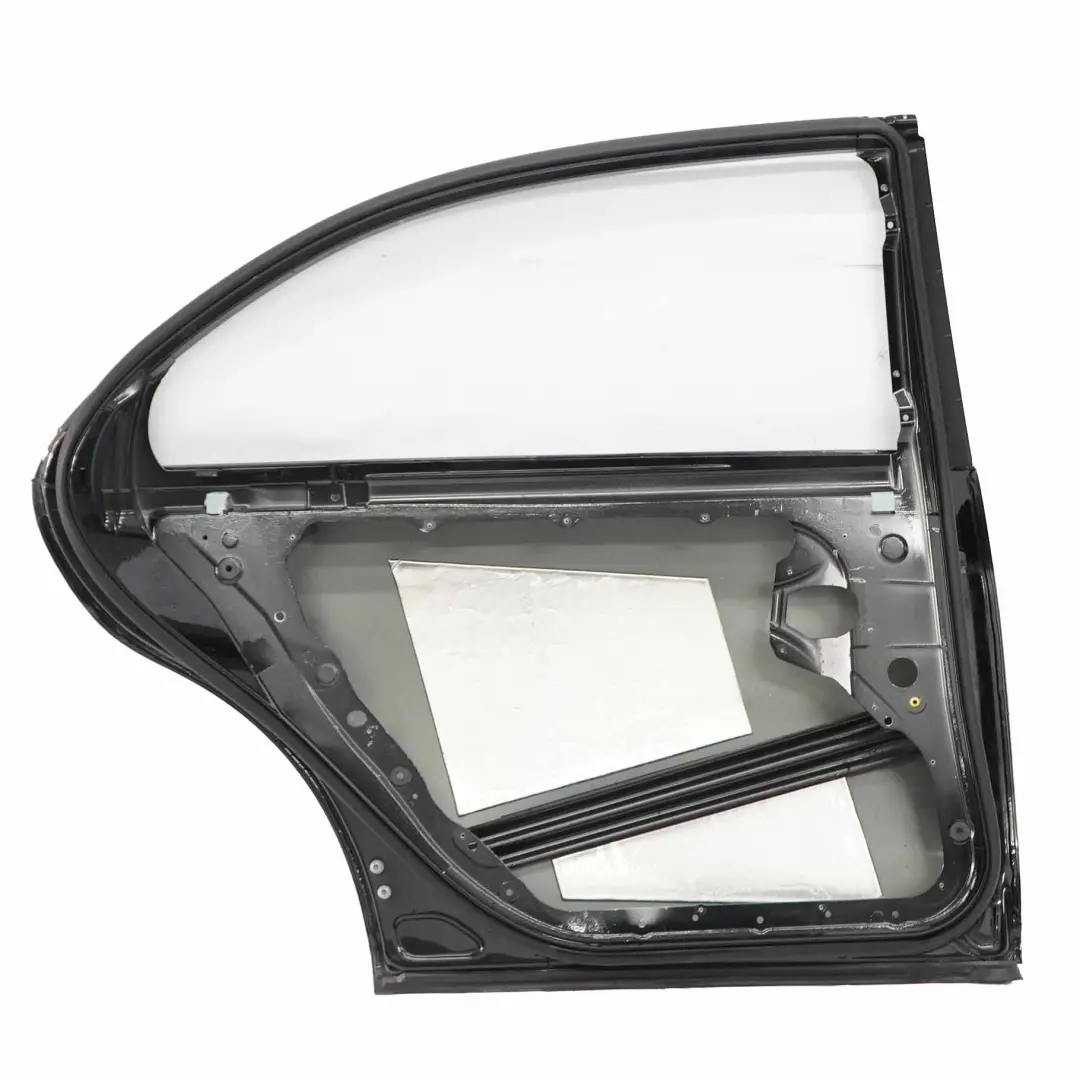  Mercedes-Benz S-Class W221 Long Rear Left Door N/S Obsidian Black Metallic - 197 - SKU A2217300505-OB - Part number A2217300505