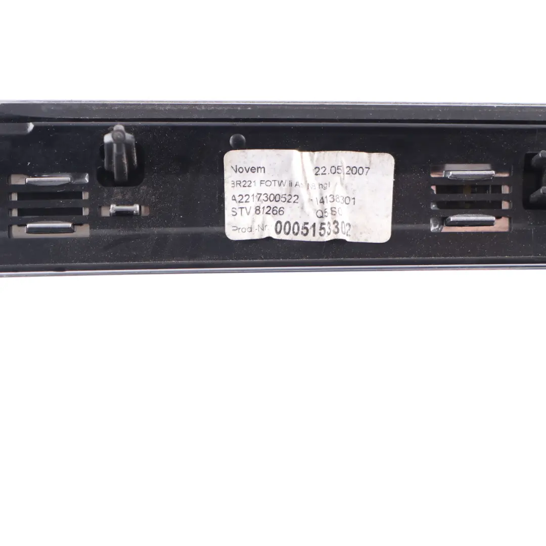 Mercedes W221 Türleiste Innenverkleidung Abdeckung Hinten Links Holz - SKU A2217300522 - Teilenummer A2217300522