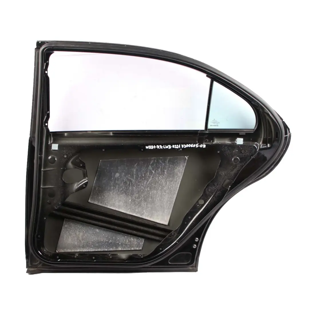 Mercedes W221 Long Drzwi Tylne Prawe Obsidian Black Czarny Metalik - 197 - SKU A2217300605-OB - Numer Części A2217300605