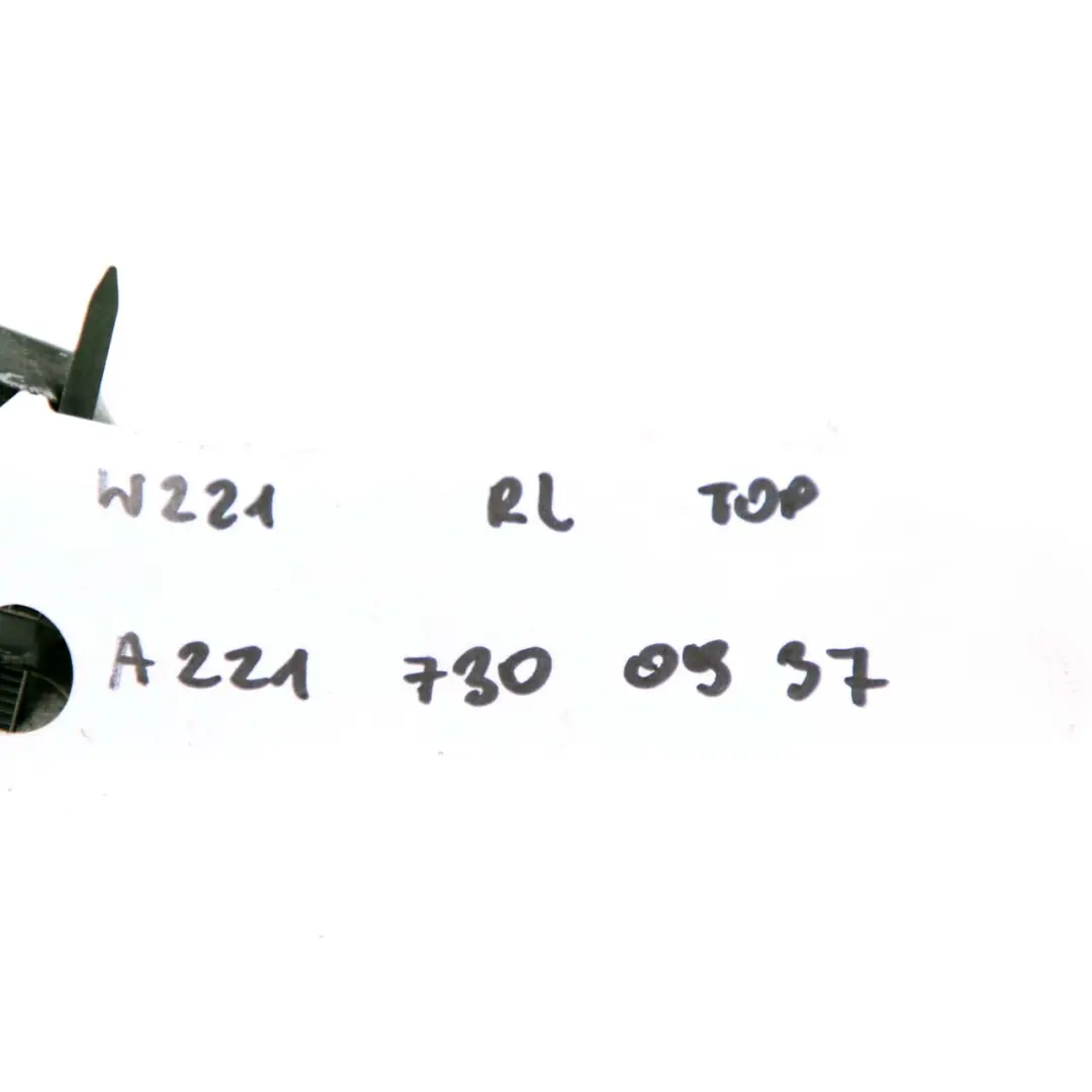 Mercedes-Benz S-Class W221 Rear Left N/S Door Top Upper Hinge Obsidian Black to with Part number A2217300937 Mercedes-Benz S-Class W221 Rear Left N/S Door Top Upper Hinge Obsidian Black - SKU A2217300937-OB - Part number A2217300937