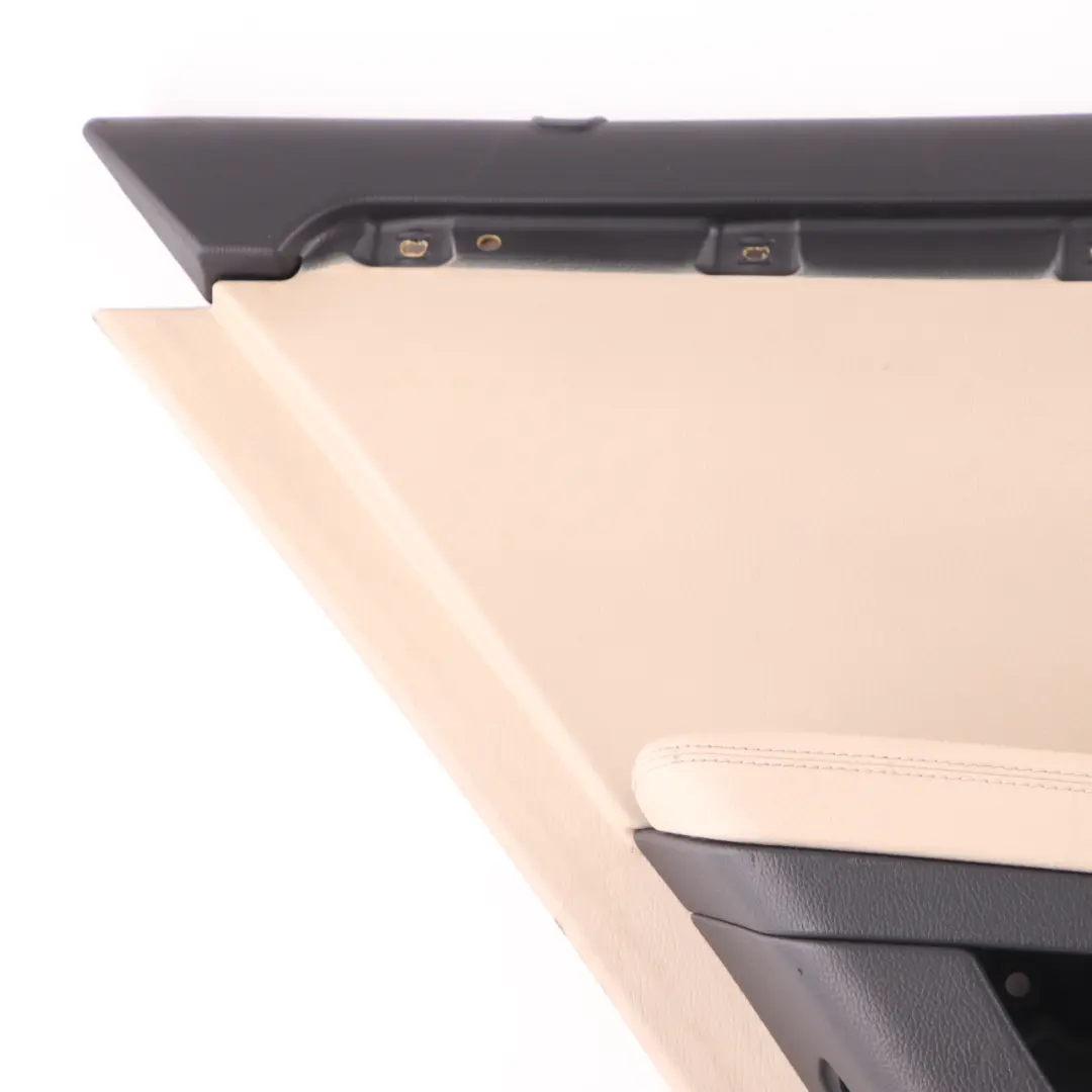Door Card Cover Rear Left N/S Trim Panel Beige Leather to Mercedes W221 with Part number A2217301579 Mercedes W221 Door Card Cover Rear Left N/S Trim Panel Beige Leather - SKU A2217301579 - Part number A2217301579