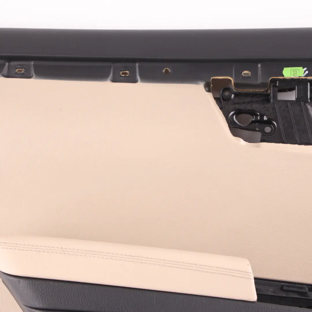 Mercedes W221 Door Card Cover Rear Left N/S Trim Panel Beige Leather - SKU A2217301579 - Part number A2217301579