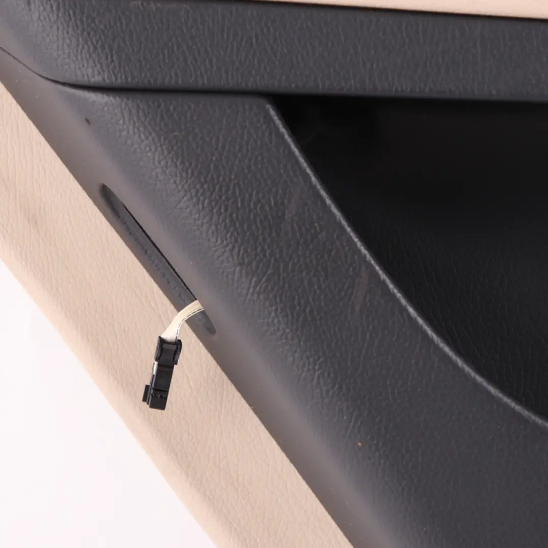 Mercedes W221 Door Card Cover Rear Left N/S Trim Panel Beige Leather - SKU A2217301579 - Part number A2217301579