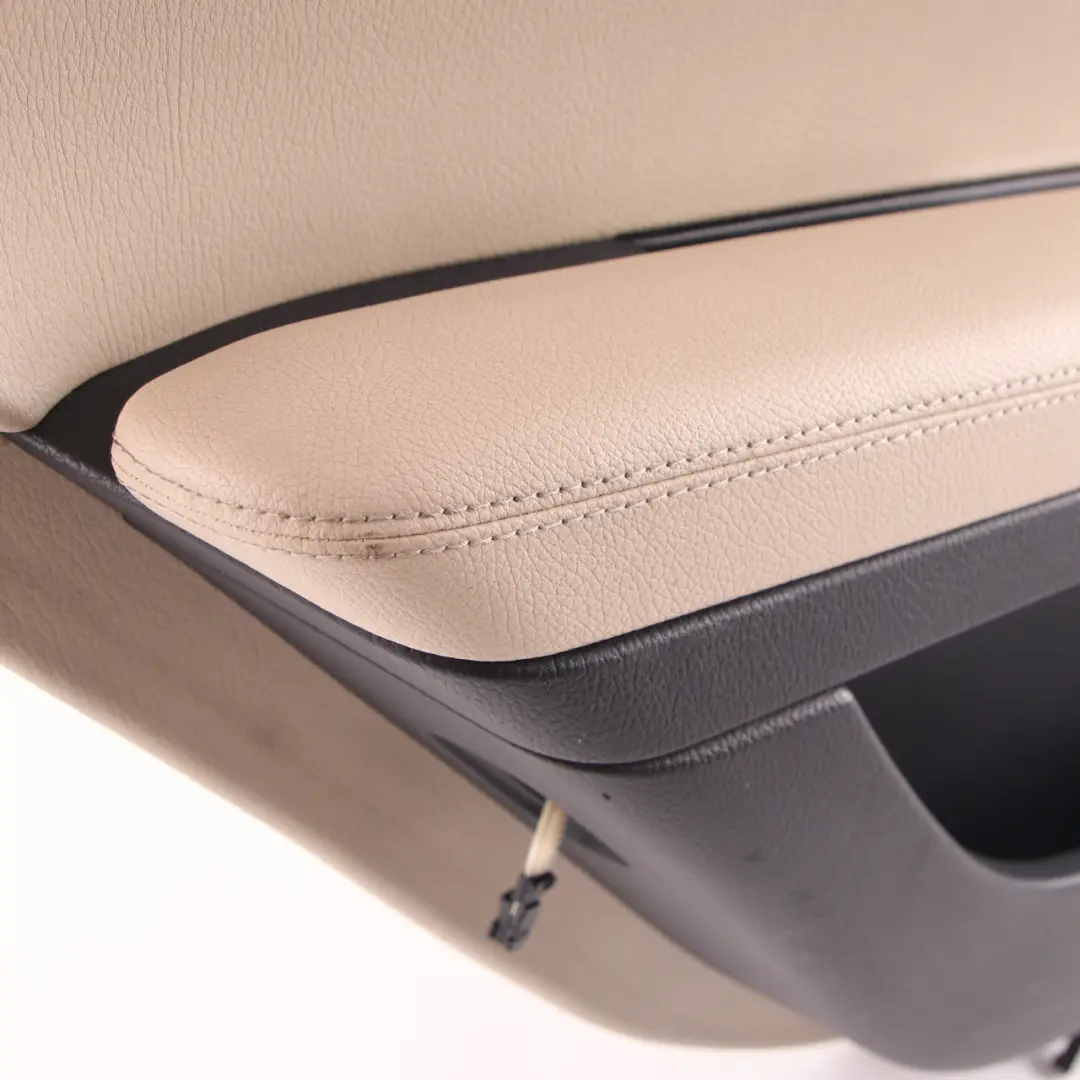 Mercedes W221 Door Card Cover Rear Left N/S Trim Panel Beige Leather - SKU A2217301579 - Part number A2217301579