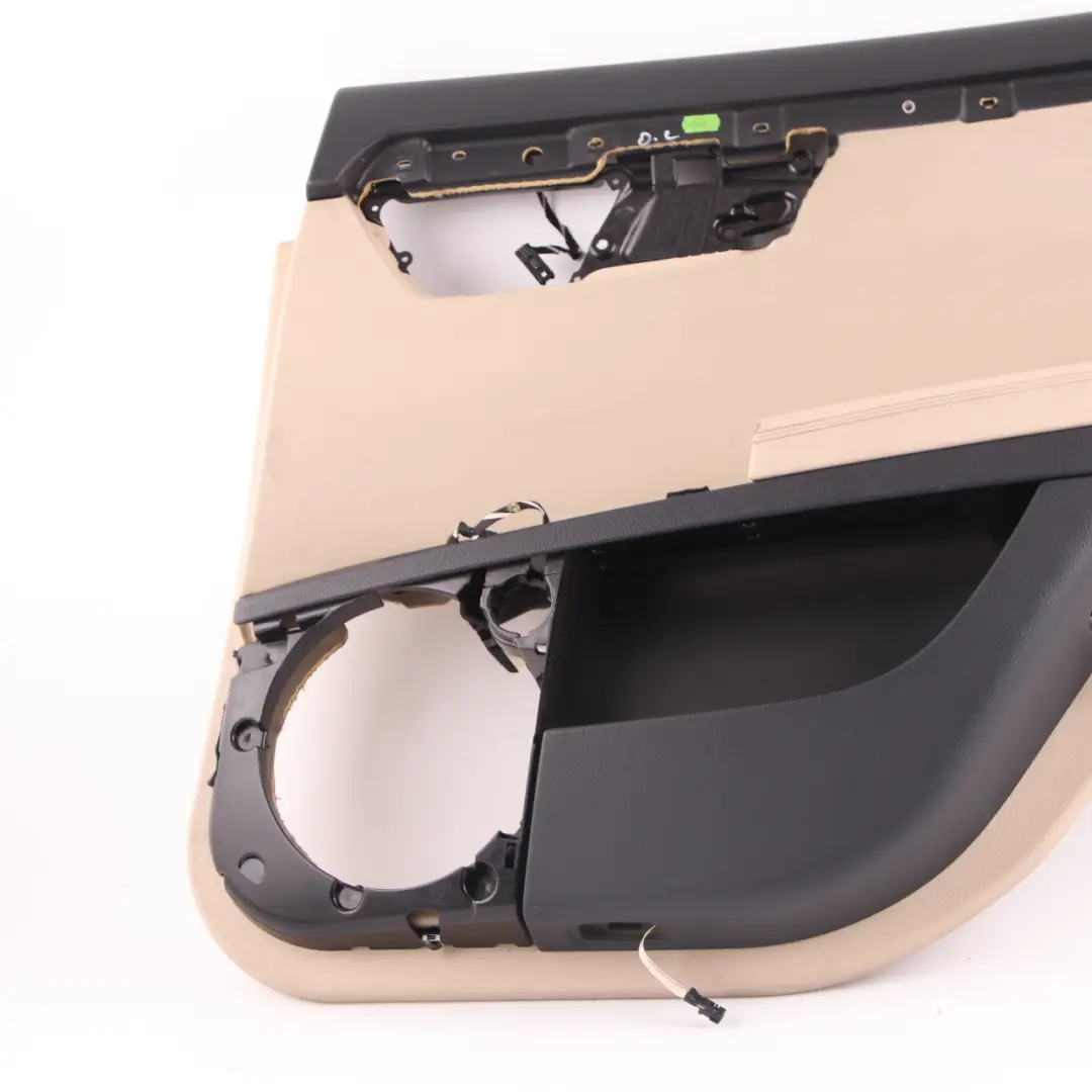 Mercedes W221 Door Card Cover Rear Right O/S Trim Panel Beige Leather - SKU A2217301679 - Part number A2217301679