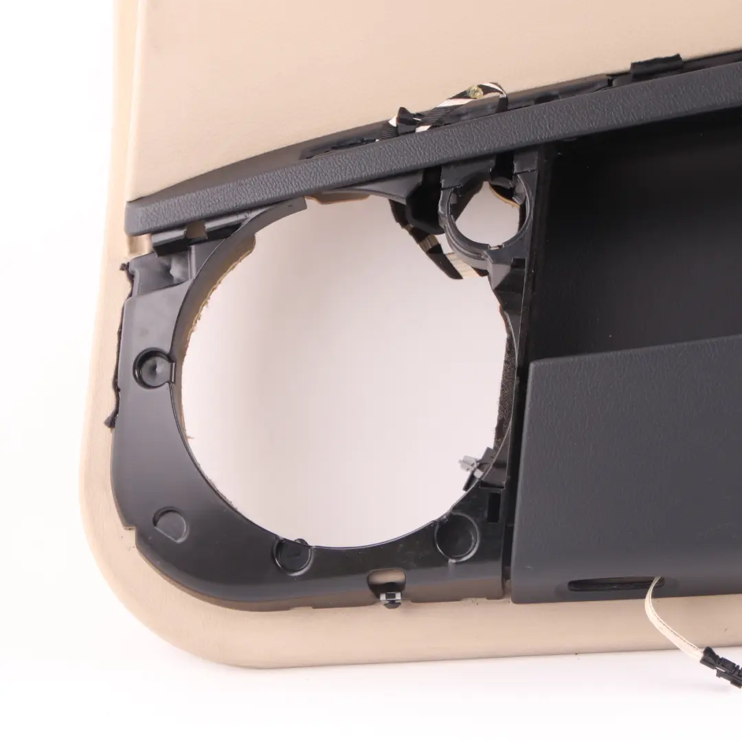 Mercedes W221 Door Card Cover Rear Right O/S Trim Panel Beige Leather - SKU A2217301679 - Part number A2217301679