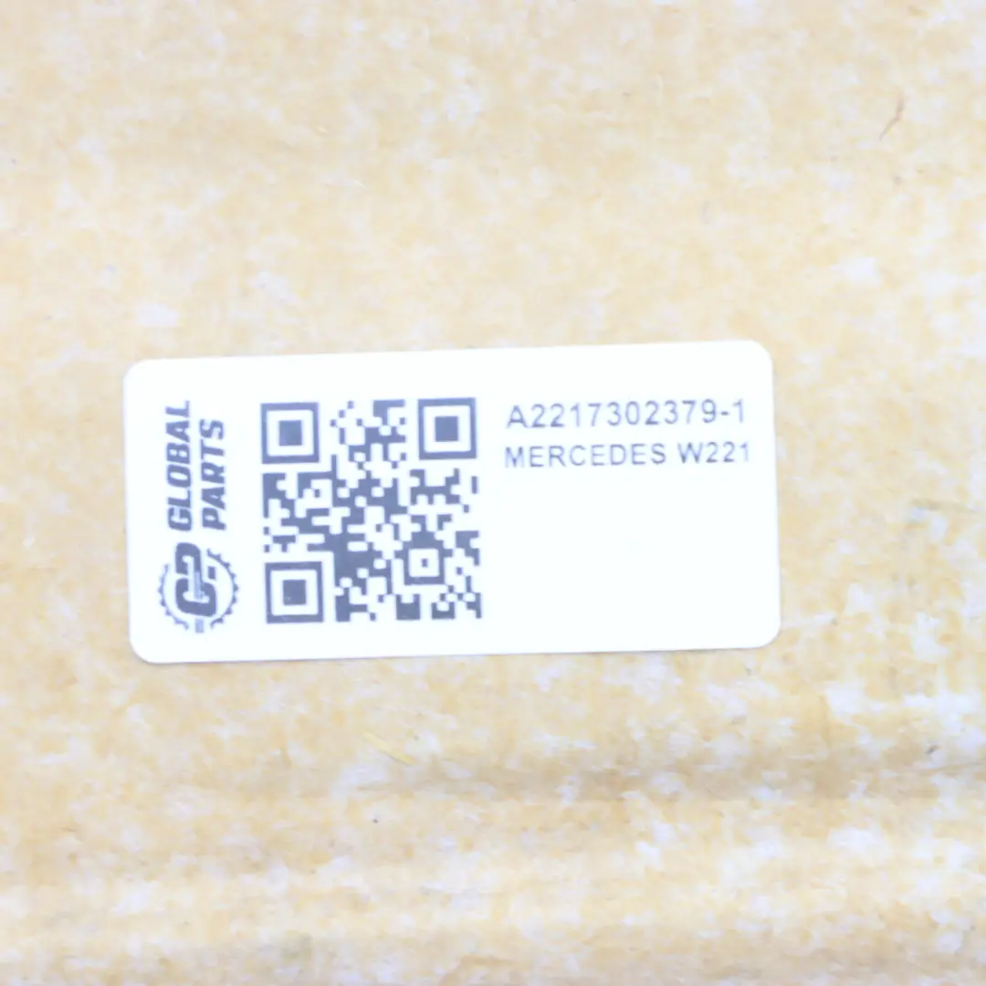 Mercedes W221 Couvercle de Carte de Porte Arrière Gauche Trim Panel Cuir Noir - SKU A2217302379-1 - Numéro de pièce A2217302379