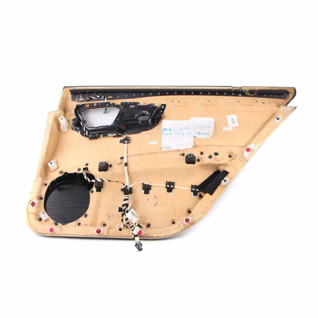 Door Card Cover Rear Left N/S Trim Panel Beige Leather to Mercedes W221 with Part number A2217302379 Mercedes W221 Door Card Cover Rear Left N/S Trim Panel Beige Leather - SKU A2217302379 - Part number A2217302379