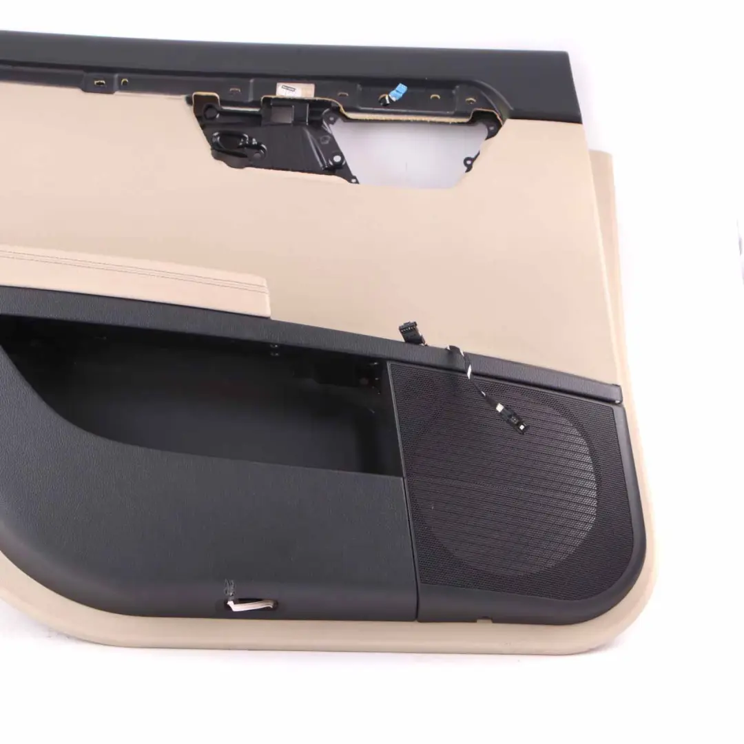 Mercedes W221 Door Card Cover Rear Left N/S Trim Panel Beige Leather - SKU A2217302379 - Part number A2217302379