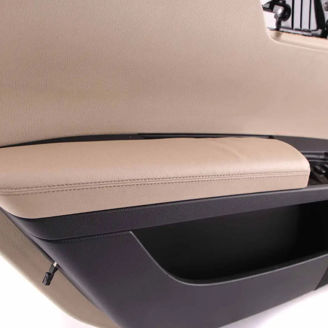 Mercedes W221 Door Card Cover Rear Left N/S Trim Panel Beige Leather - SKU A2217302379 - Part number A2217302379