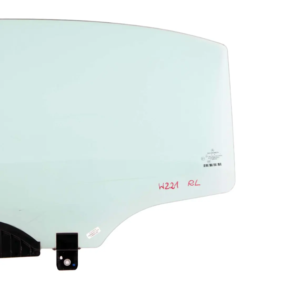  Mercedes-Benz Classe S Lunga W221 Vetro laterale posteriore sinistro Verde AS2 - SKU A2217302718 - Numero di parte A2217302718