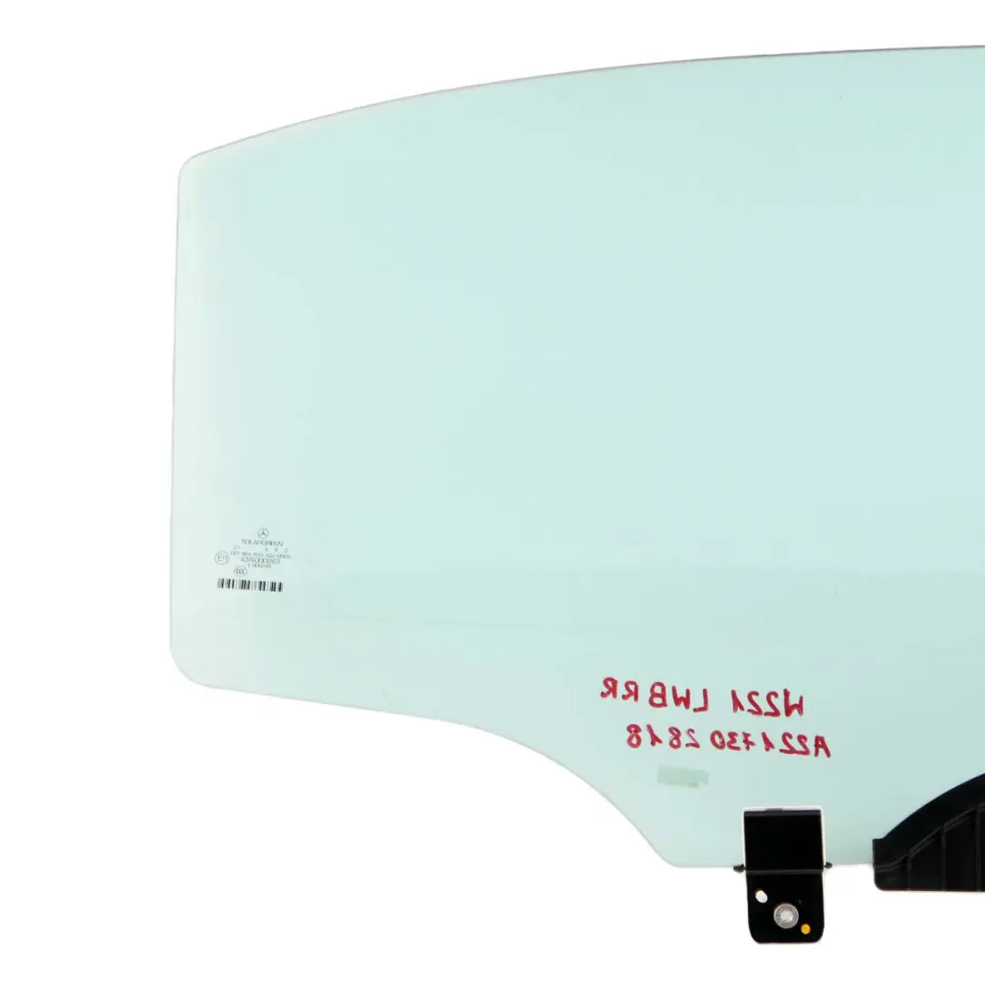 Lang W221 Hinten Rechts Seitenscheibe Glas Grün AS2 für Mercedes S mit Teilenummer A2217302818 Mercedes S Lang W221 Hinten Rechts Seitenscheibe Glas Grün AS2 - SKU A2217302818 - Teilenummer A2217302818