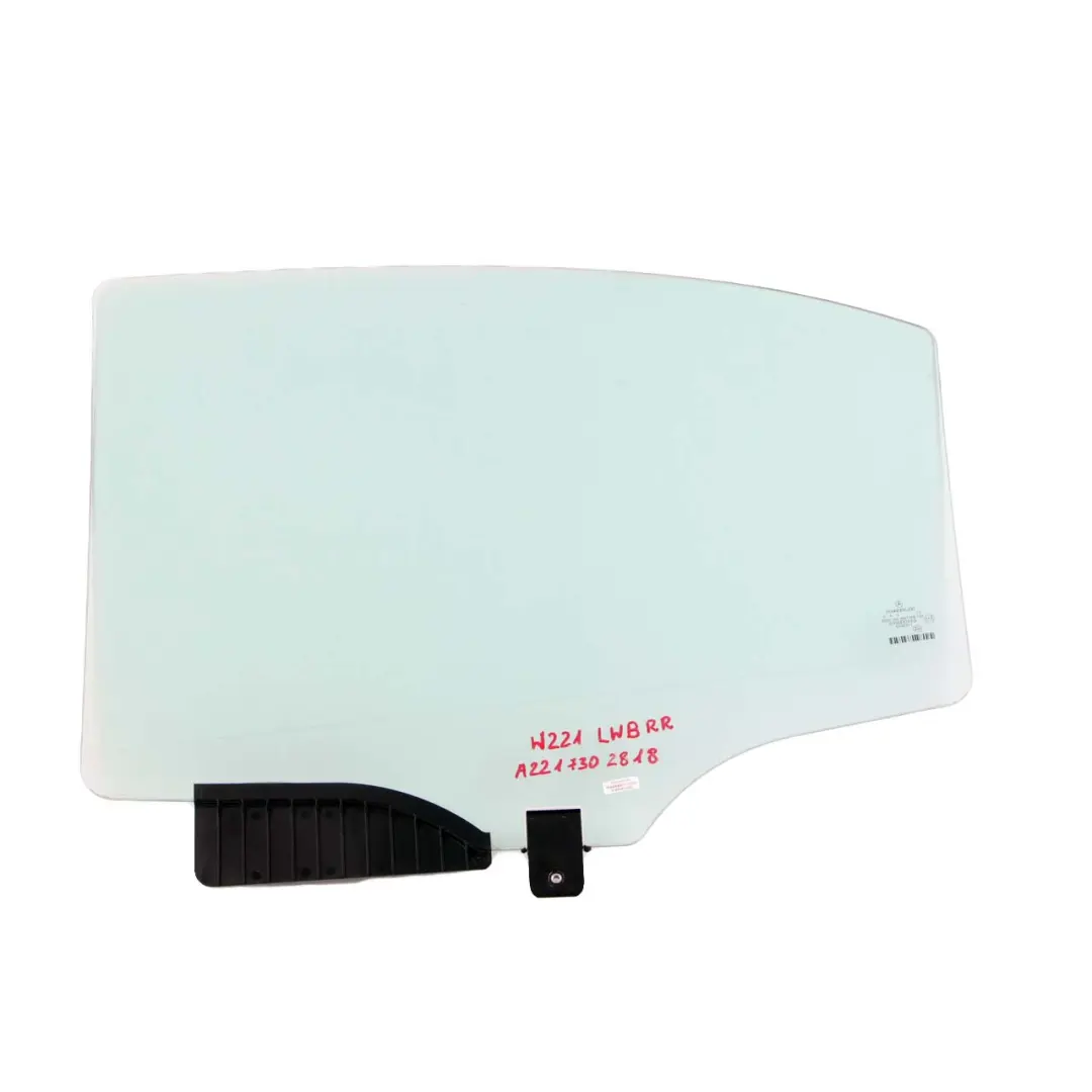 Mercedes S Long W221 Rear Right O/S Side Window Glass Green AS2 - SKU A2217302818 - Part number A2217302818