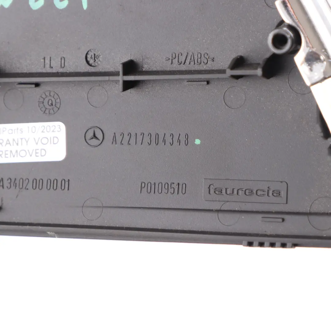 Door Panel Handle Interior Trim Rear Left N/S Grab to Mercedes W221 with Part number A2217304348 Mercedes W221 Door Panel Handle Interior Trim Rear Left N/S Grab - SKU A2217304348 - Part number A2217304348