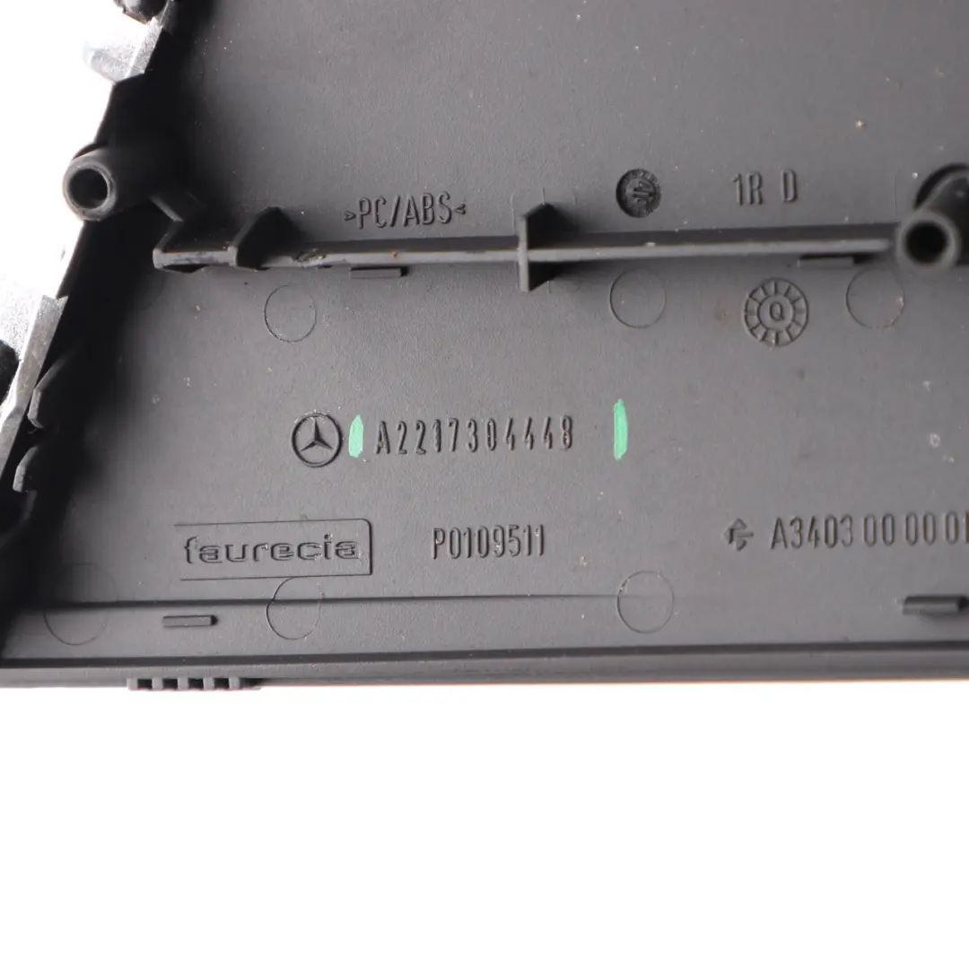 Mercedes W221 Door Panel Handle Interior Trim Rear Right O/S Grab - SKU A2217304448 - Part number A2217304448