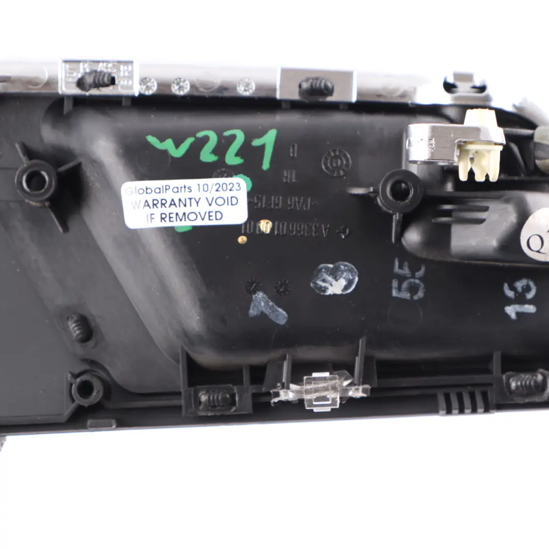 Mercedes W221 Door Panel Handle Interior Trim Rear Right O/S Grab - SKU A2217304448 - Part number A2217304448
