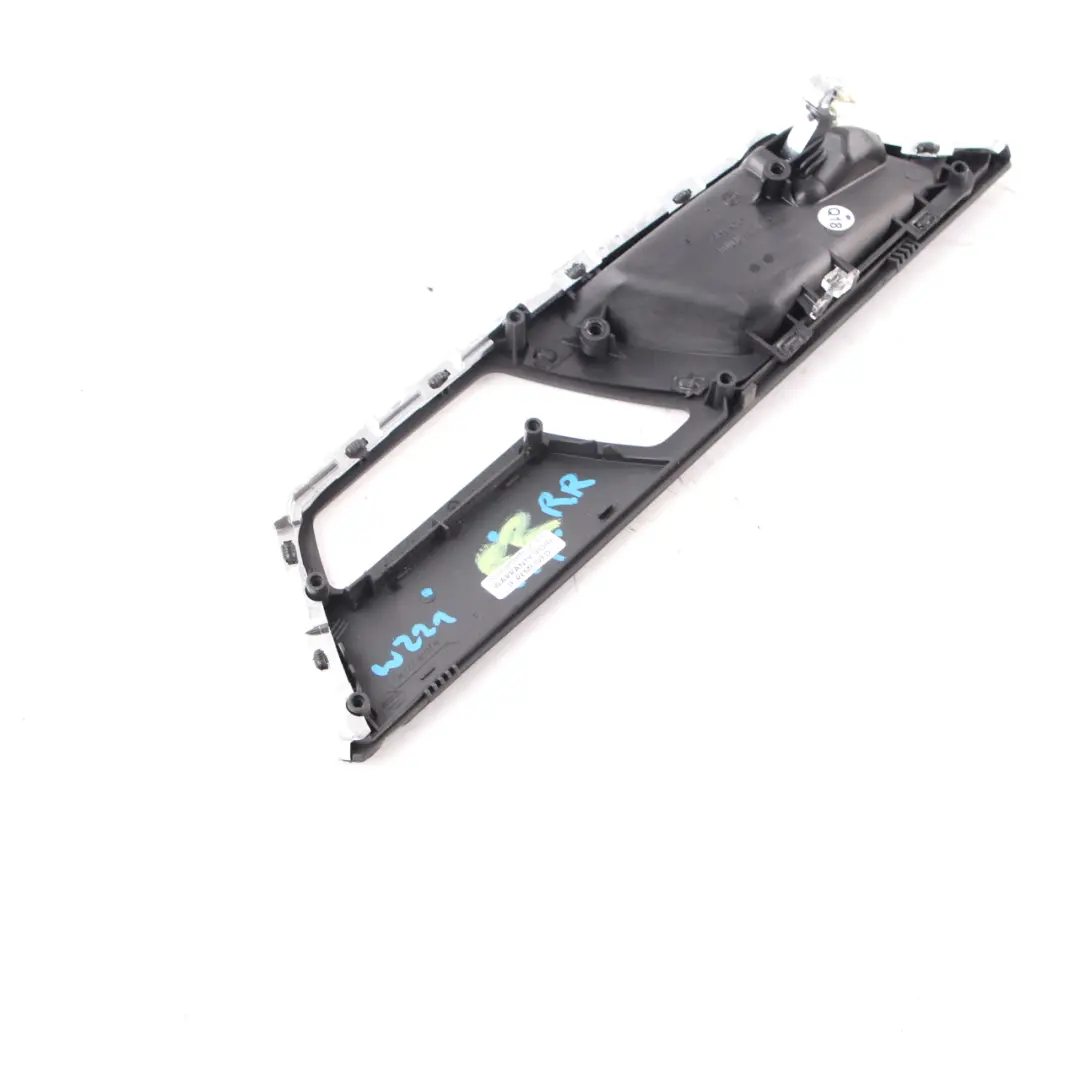 Mercedes W221 Door Card Handle Cover Interior Trim Rear Right O/S - SKU A2217304648 - Part number A2217304648