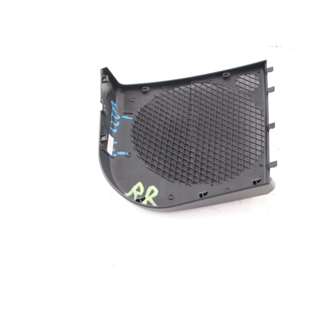 Mercedes W221 Cubierta del altavoz trasero derechoRecorte Negro - SKU A2217370288 - Número de pieza A2217370288