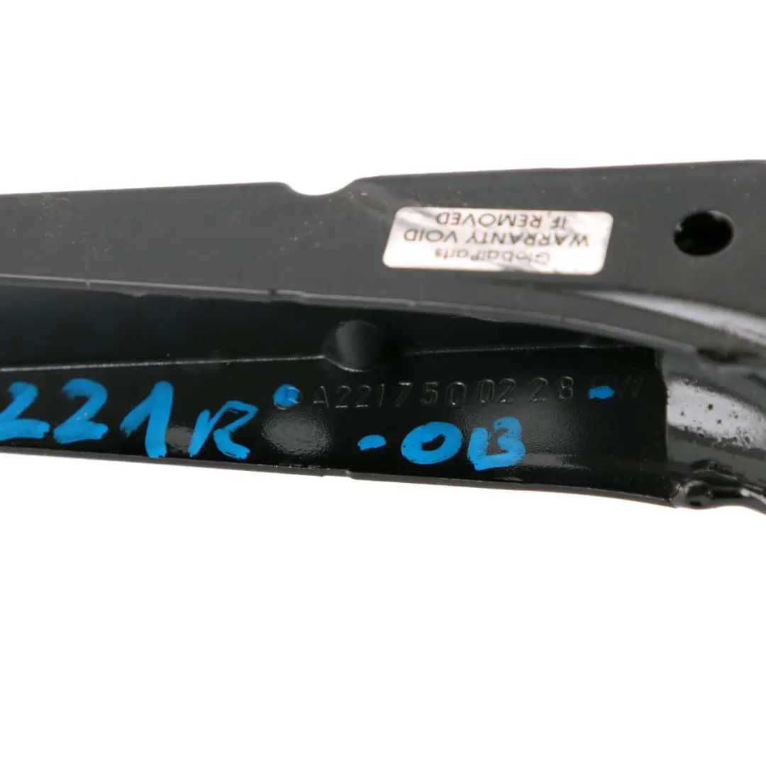 Mercedes W221 Kofferraum Heckklappe Rechts Scharnier Obsidian Schwarz Metallic - SKU A2217500228-OB - Teilenummer A2217500228