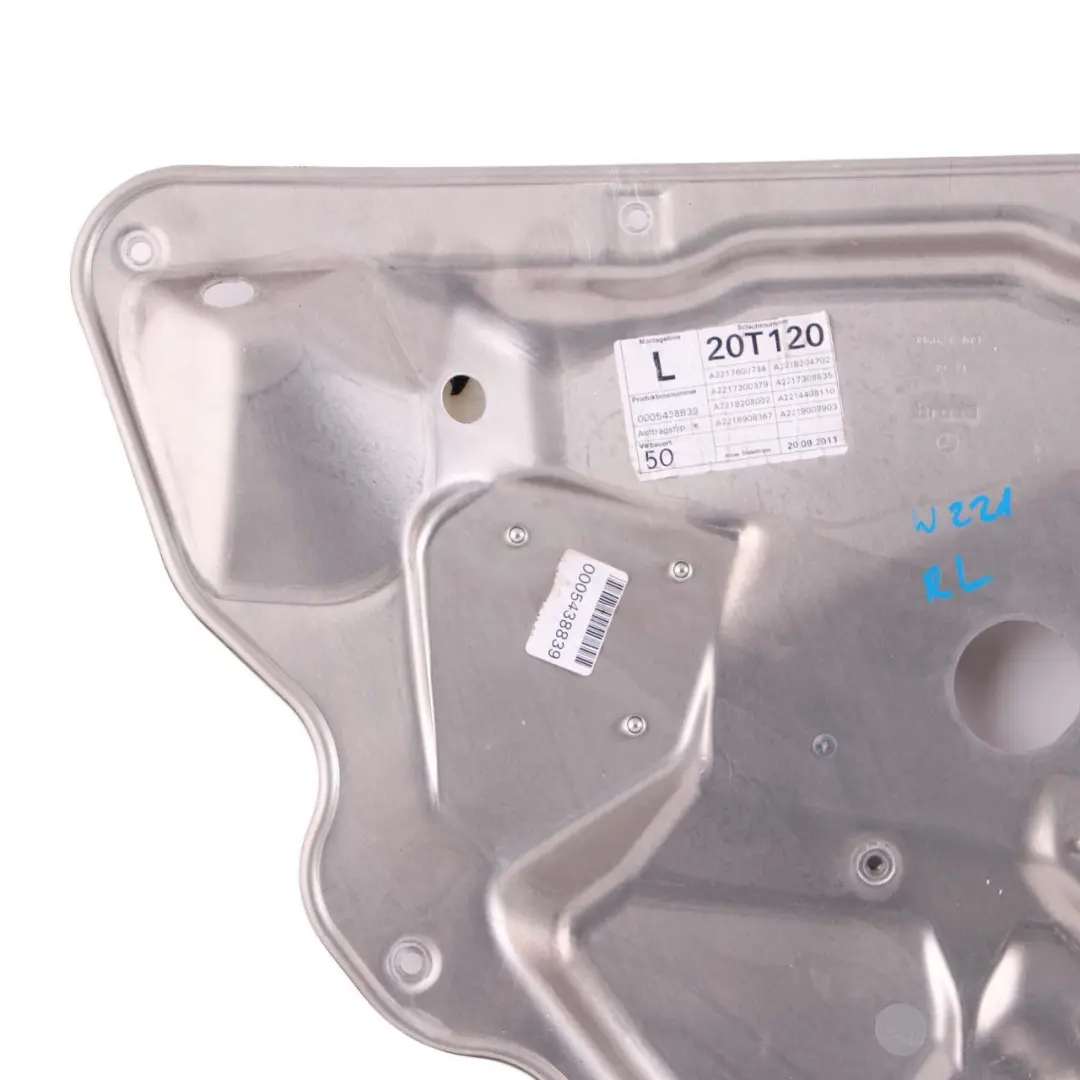 Mercedes W221 Panneau Moteur Lève-Vitre Arrière Gauche - SKU A2217600734 - Numéro de pièce A2217600734