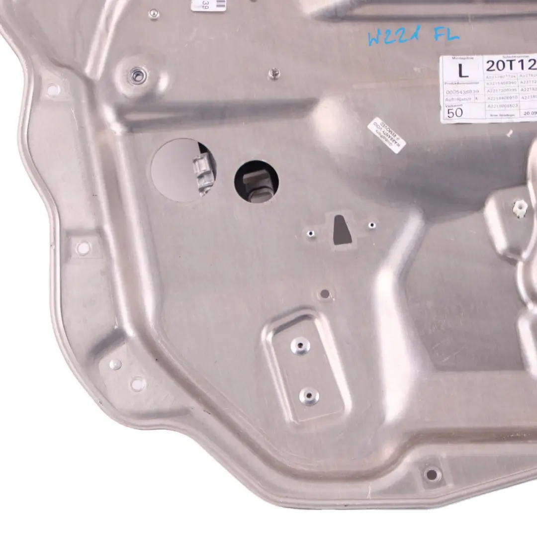  Mercedes-Benz W221 Front Left Window Regulator Lifter Motor Panel - SKU A2217601734 - Part number A2217601734