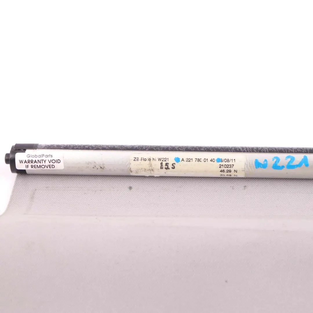  Mercedes-Benz S-Class W221 Panoramic Sunroof Roof Front Roller Blind Shade Black - SKU A2217800140 - Part number A2217800140