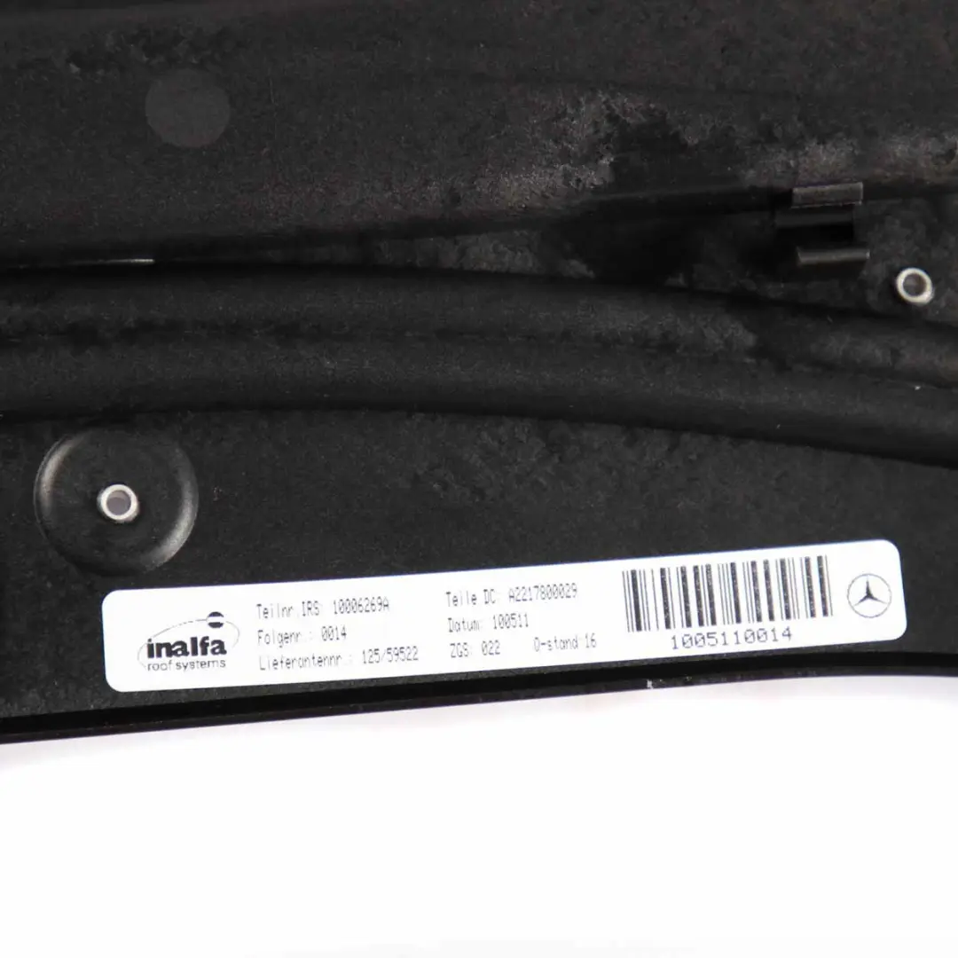 Sunroof Sliding Roof Mechanism Assembly Window Glass to Mercedes W221 with Part number A2217800429 Mercedes W221 Sunroof Sliding Roof Mechanism Assembly Window Glass - SKU A2217800429 - Part number A2217800429