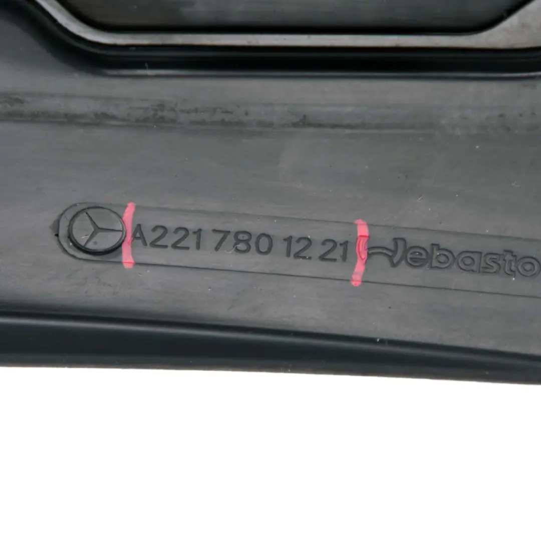 Mercedes-Benz W221 Panoramic Sunroof Sliding Roof Middle Window Glass Panel AS3 to with Part number A2217801221 Mercedes-Benz W221 Panoramic Sunroof Sliding Roof Middle Window Glass Panel AS3 - SKU A2217801221 - Part number A2217801221