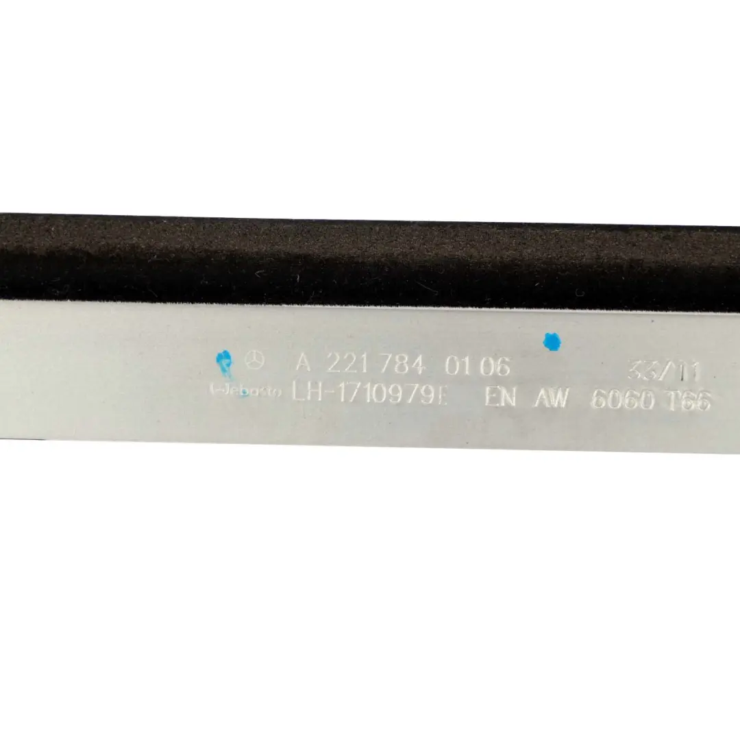 Mercedes Benz W221 Panoramic Roof Rack Decorative Rod Left N/S Moulding Strip - SKU A2217840106 - Part number A2217840106