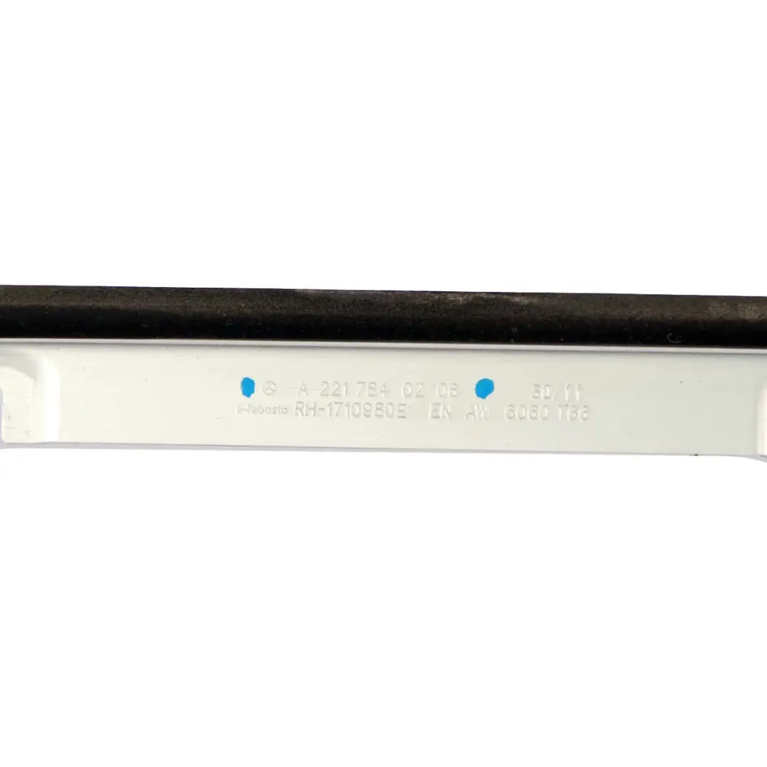 Mercedes Benz W221 Panoramic Roof Rack Decorative Rod Right O/S Moulding Strip - SKU A2217840206 - Part number A2217840206