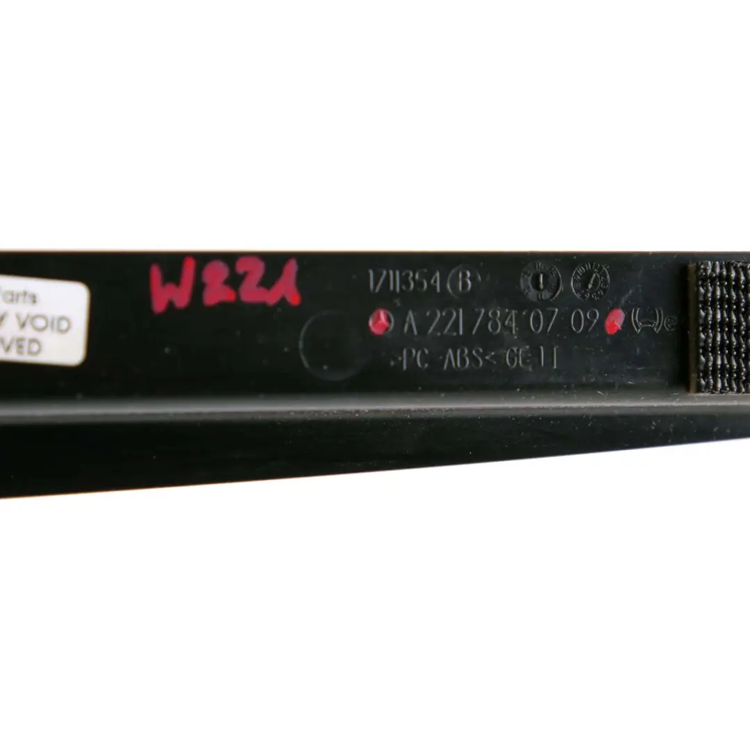  Mercedes-Benz S-Class W221 Panoramic Sunroof Cover Trim Rear - SKU A2217840709 - Part number A2217840709