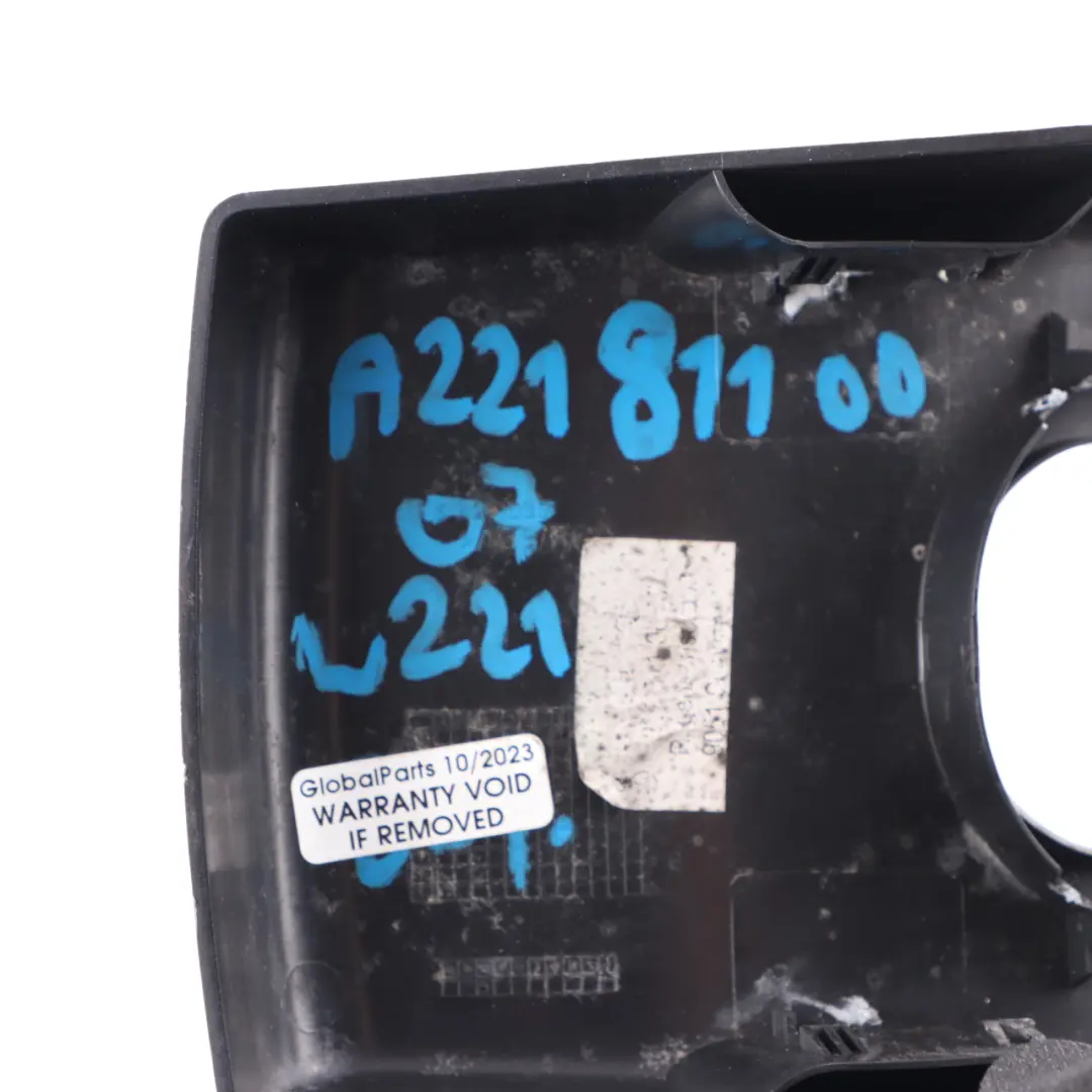 Mercedes W221 Interior Rear View Mirror Rain Sensor Trim Panel Cover - SKU A2218110007 - Part number A2218110007