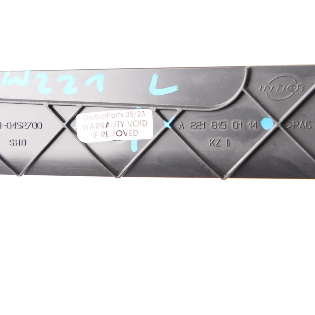 Mercedes W221 Roof Grab Bracket Headlining Handle Front Left N/S - SKU A2218150114 - Part number A2218150114