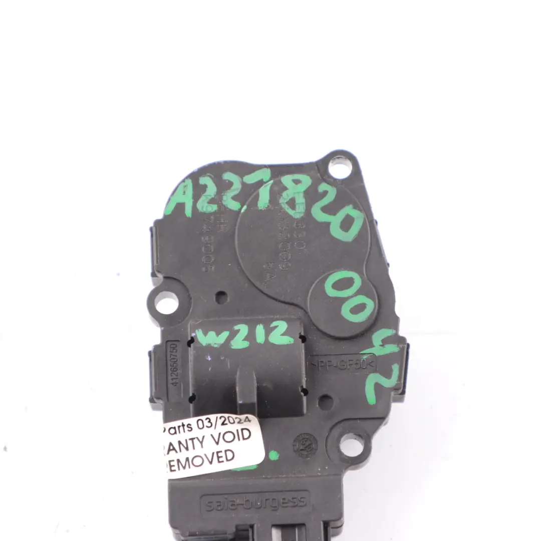  Motor Mercedes W212 Heater Blower Ventilation Flap ServoMotor - SKU A2218200042 - Part number A2218200042