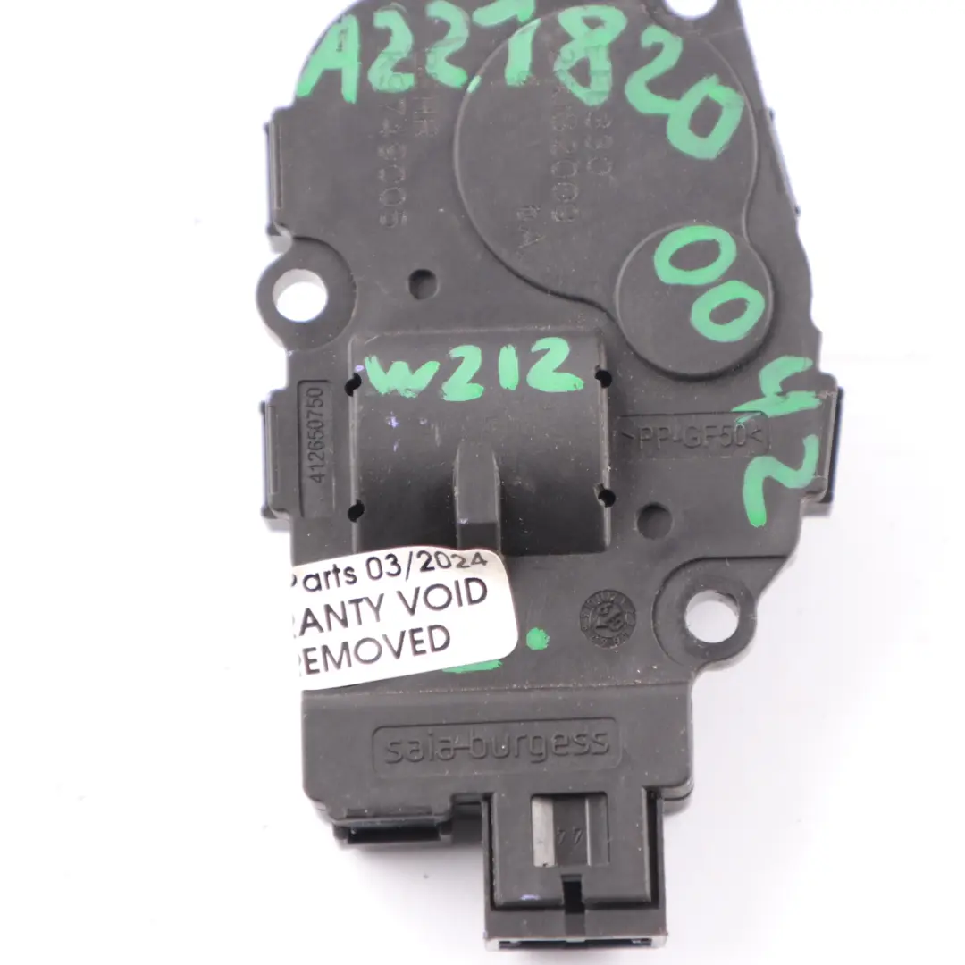  Motor Mercedes W212 Heater Blower Ventilation Flap ServoMotor - SKU A2218200042 - Part number A2218200042