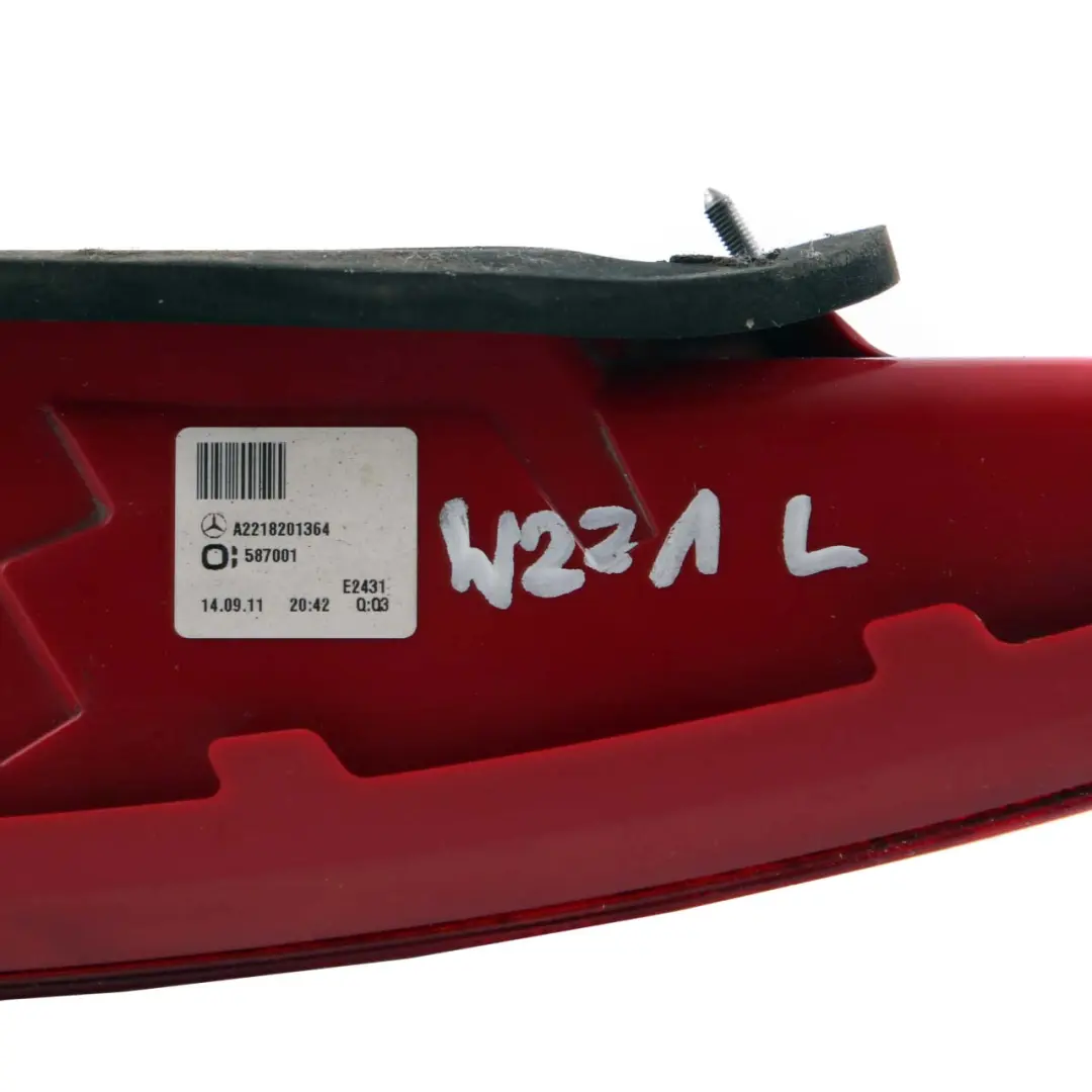 Mercedes-Benz S-Class W221 Rear Left N/S Tail Light Lamp Side - SKU A2218201364 - Part number A2218201364