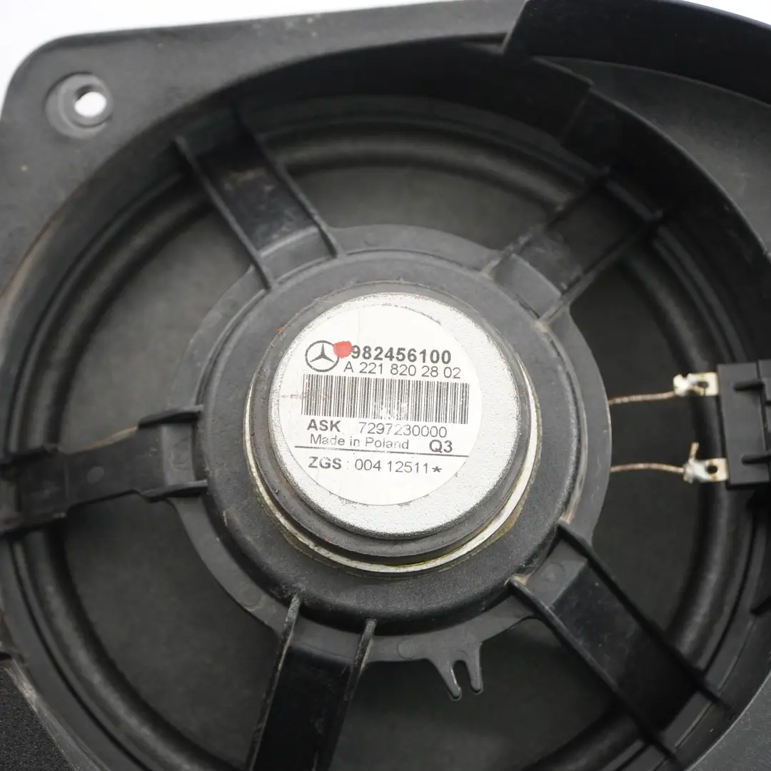 Front Speaker Mercedes W221 S211 Loudspeaker Audio Door Left N/S  - SKU A2218202802 - Part number A2218202802