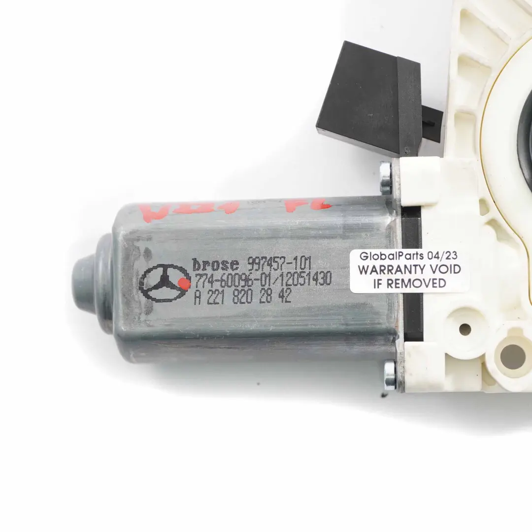 Mercedes W221 Motore alzacristalli porta anteriore destra Unità - SKU A2218202842 - Numero di parte A2218202842