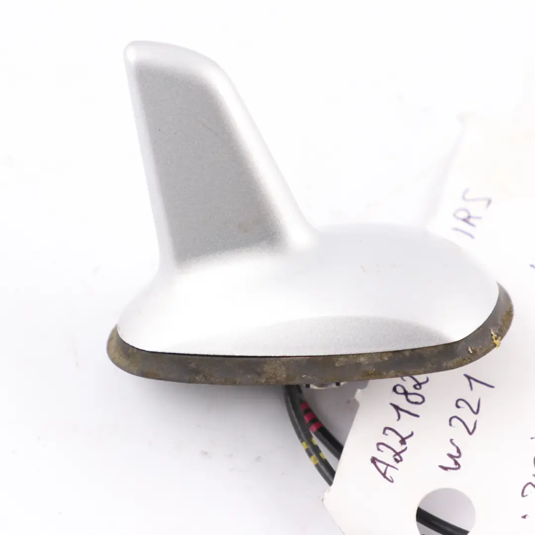 Mercedes W221 Roof Antenna Aerial Shark Iridium Silver Metallic 775 - SKU A2218205675-IRS - Part number A2218205675