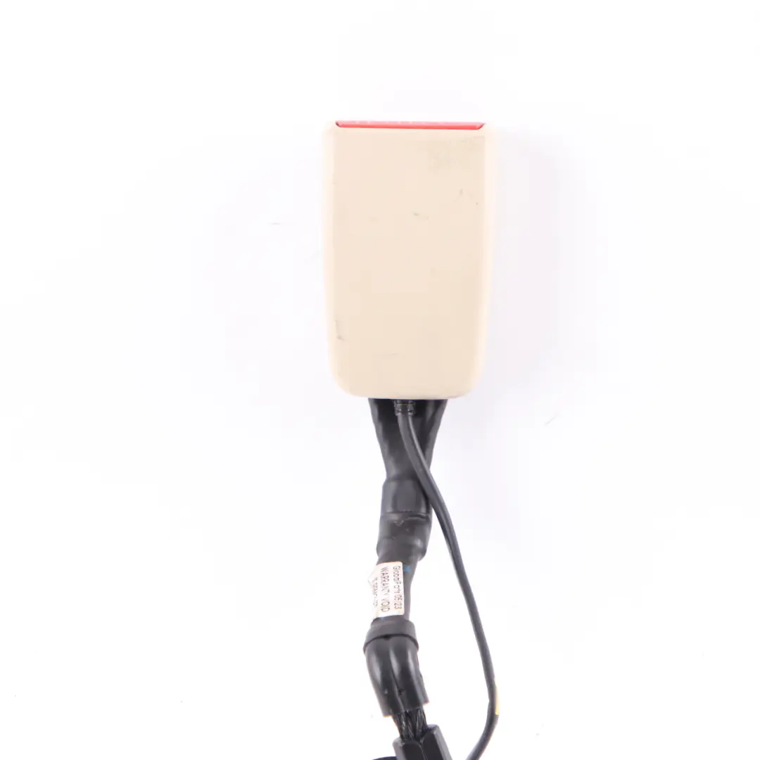 Mercedes W221 Seat Belt Buckle Beige Latch Rear Centre Middle - SKU A2218206415-1 - Part number A2218206415
