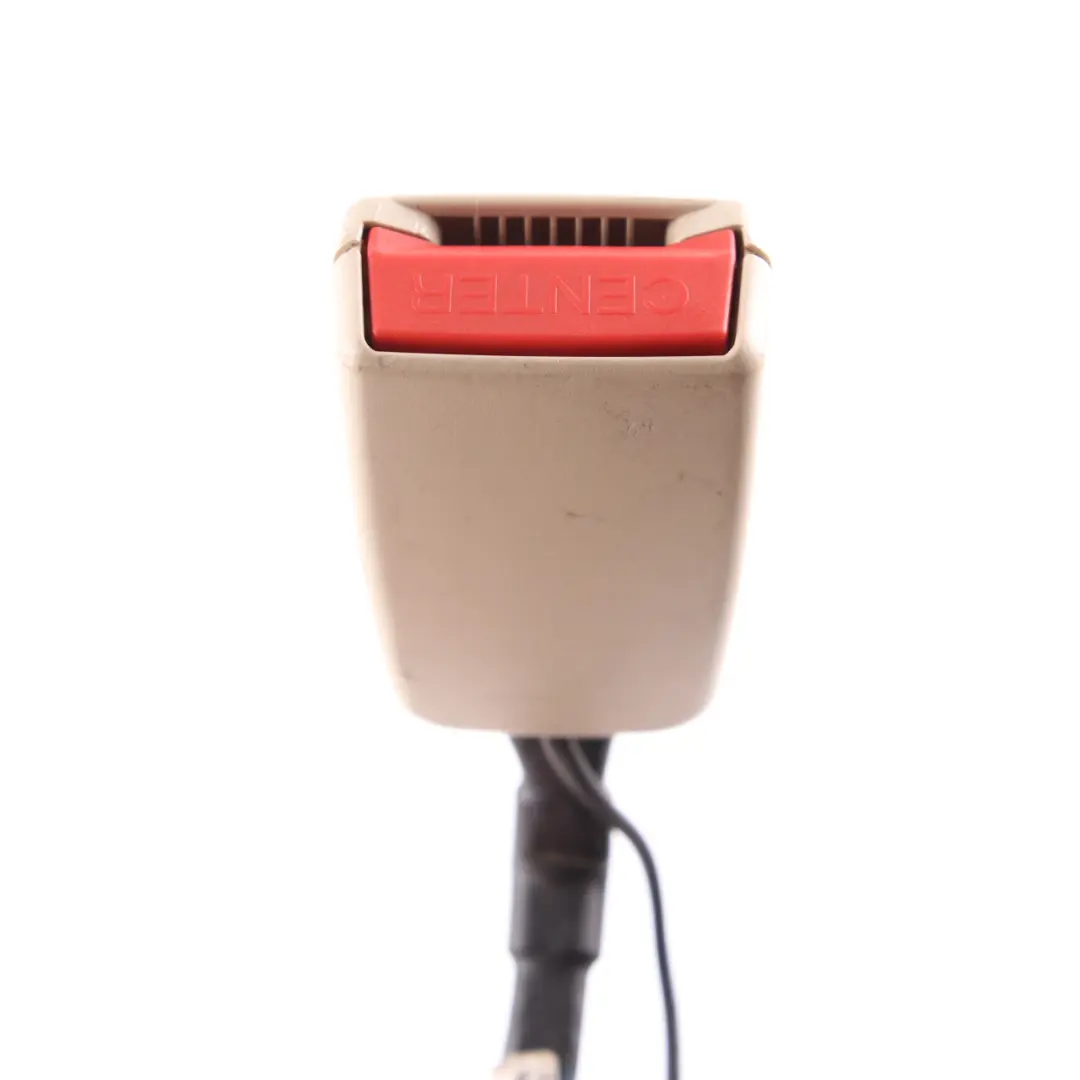 Mercedes W221 Seat Belt Buckle Beige Latch Rear Centre Middle - SKU A2218206415-1 - Part number A2218206415