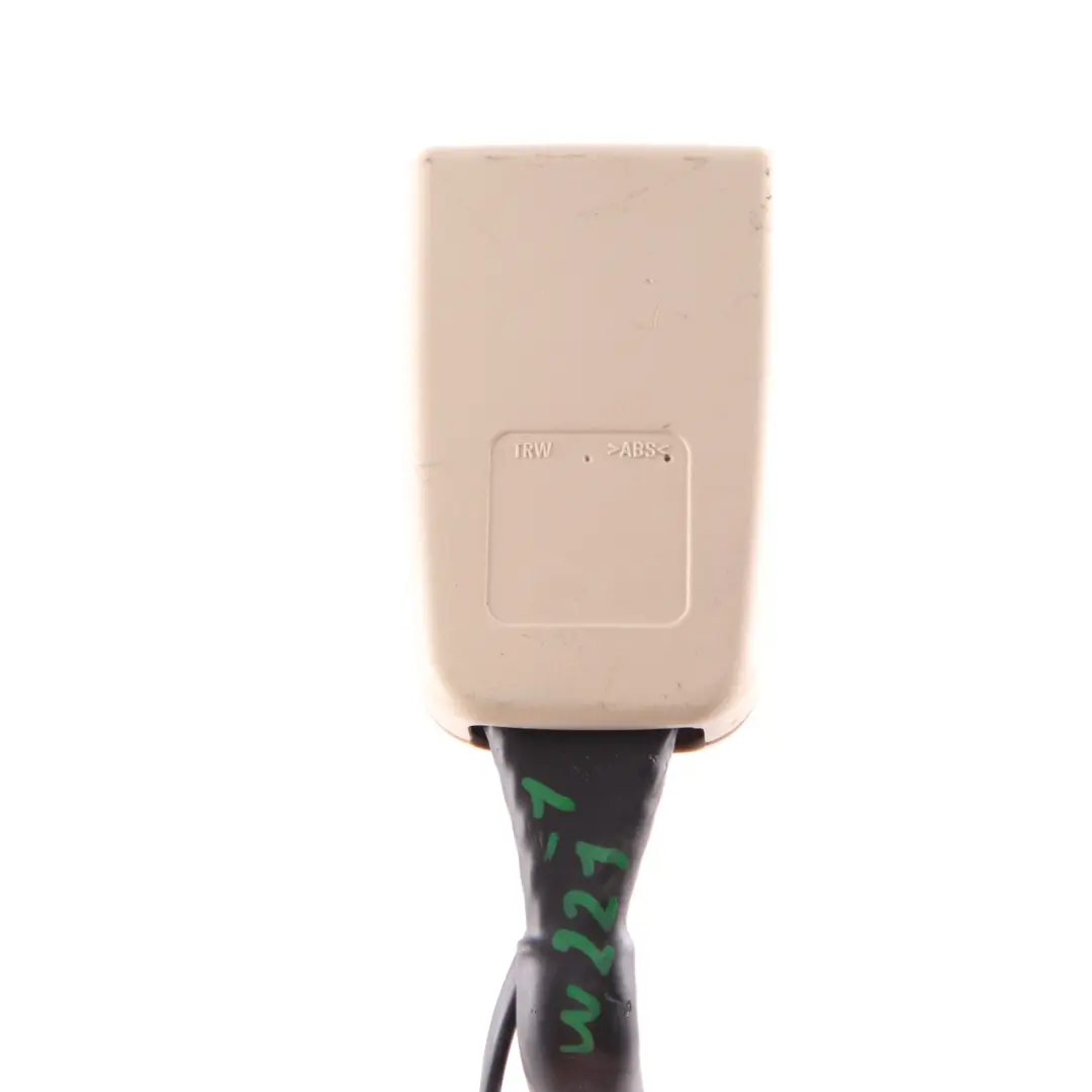 Mercedes W221 Seat Belt Buckle Beige Latch Rear Centre Middle - SKU A2218206415-1 - Part number A2218206415