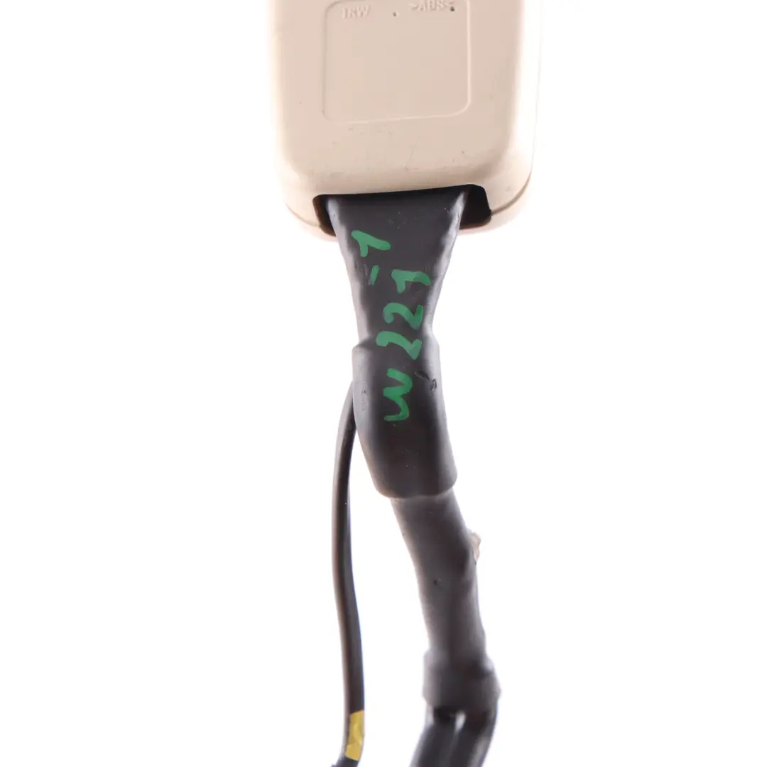 Mercedes W221 Seat Belt Buckle Beige Latch Rear Centre Middle - SKU A2218206415-1 - Part number A2218206415