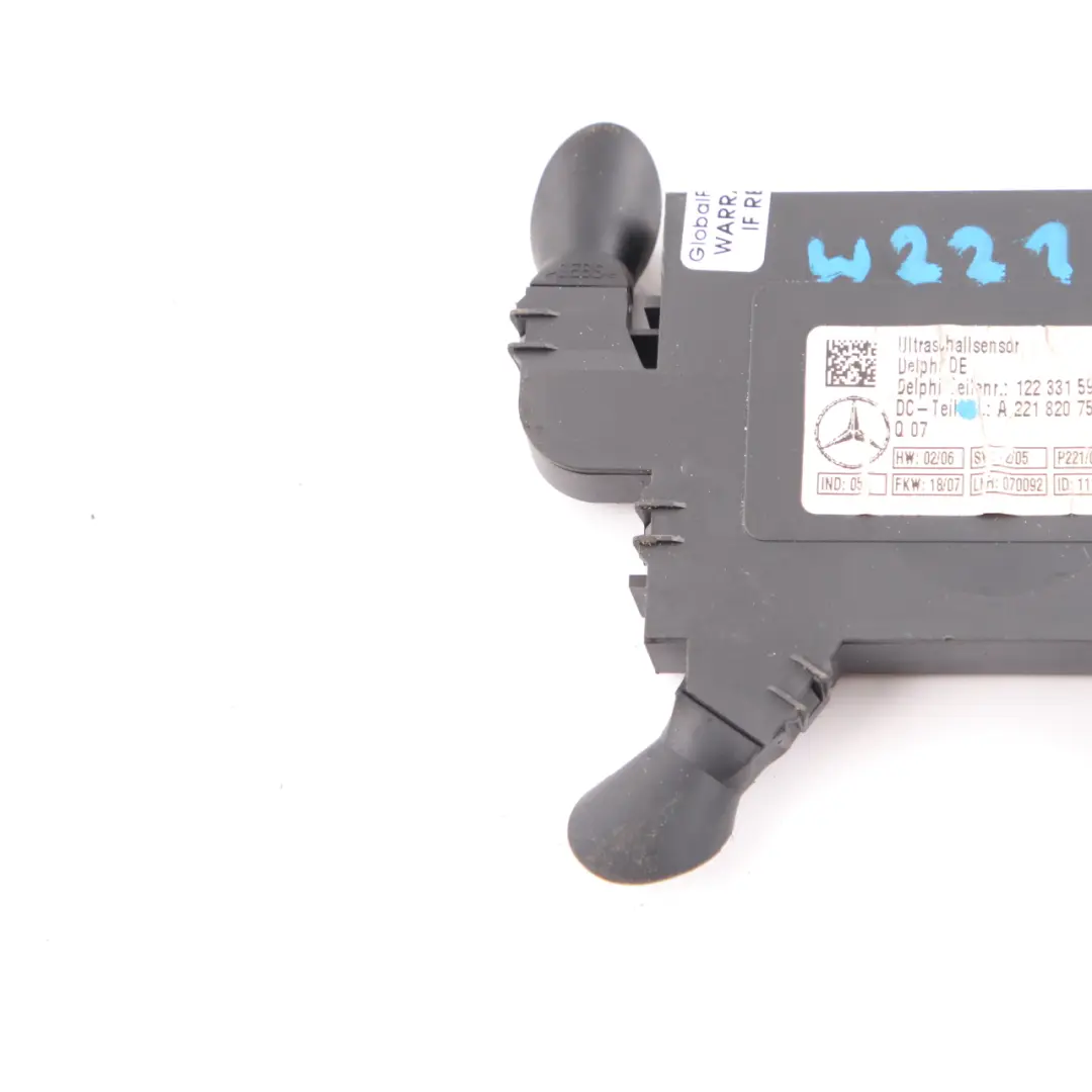 Mercedes W221 Anti Theft Roof Alarm Ultrasonic Motion Sensor Unit - SKU A2218207510 - Part number A2218207510