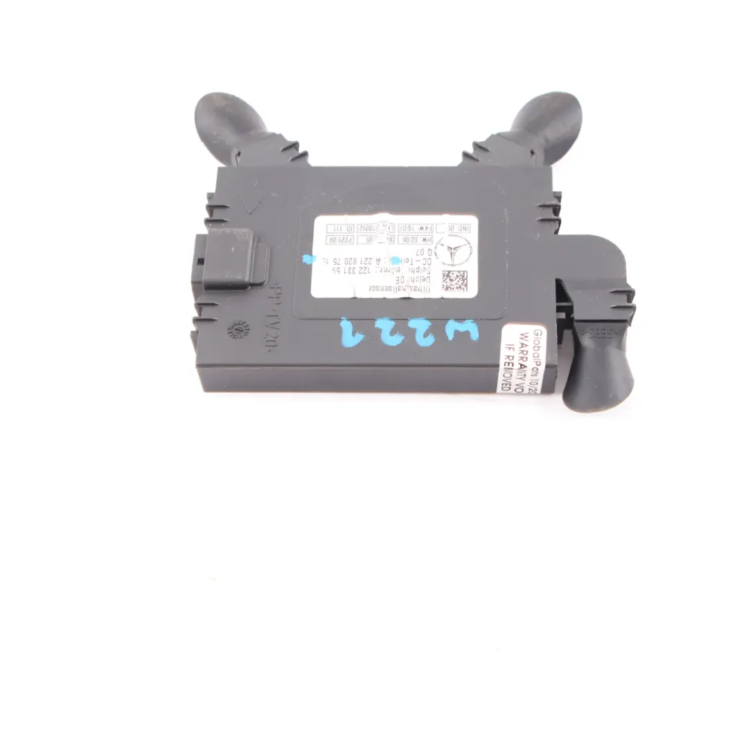 Antirrobo Techo Alarma Ultrasónica Movimiento Unidad para Mercedes W221 con número de pieza A2218207510 Mercedes W221 Antirrobo Techo Alarma Ultrasónica Movimiento Unidad - SKU A2218207510 - Número de pieza A2218207510