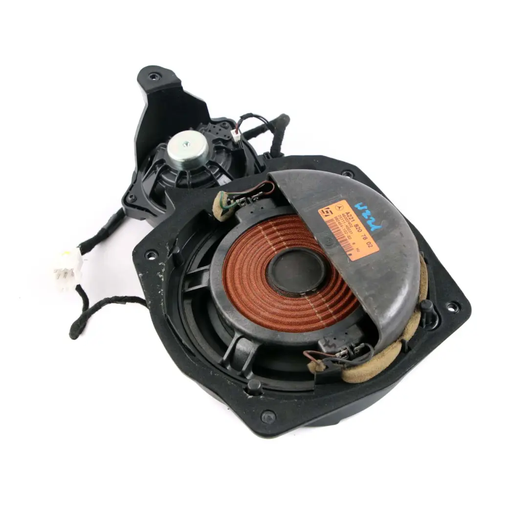 Mercedes W221 Front Right O/S Door Bottom Speaker LOGIC7 - SKU A2218207802 - Part number A2218207802