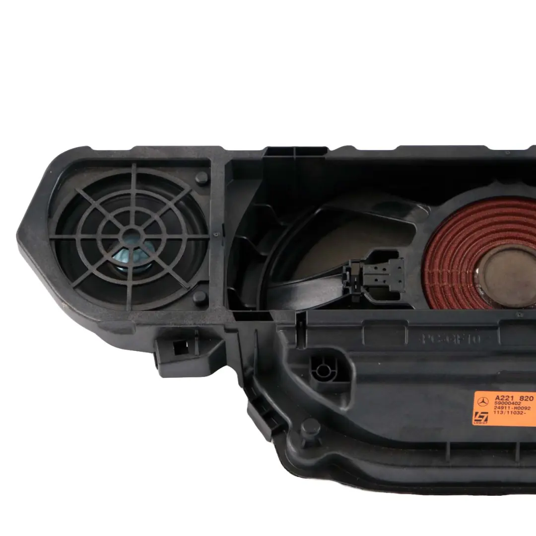 Altavoz Central Trasero LOGIC7 para Mercedes W221 con número de pieza A2218208102 Mercedes W221 Altavoz Central Trasero LOGIC7 - SKU A2218208102 - Número de pieza A2218208102