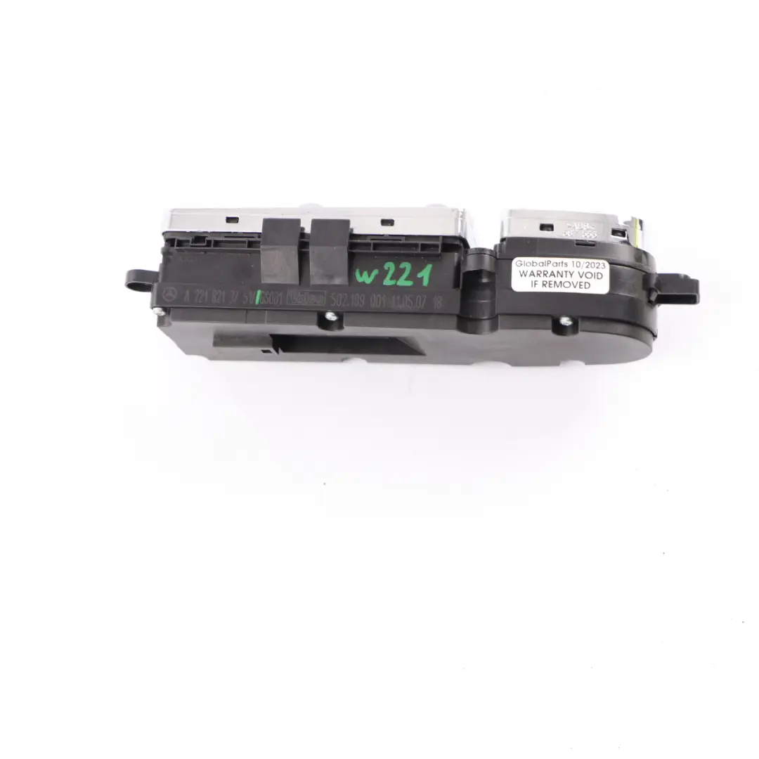 Mercedes W221 Interruttore alzacristalli Controllo specchio guida - SKU A2218213751 - Numero di parte A2218213751