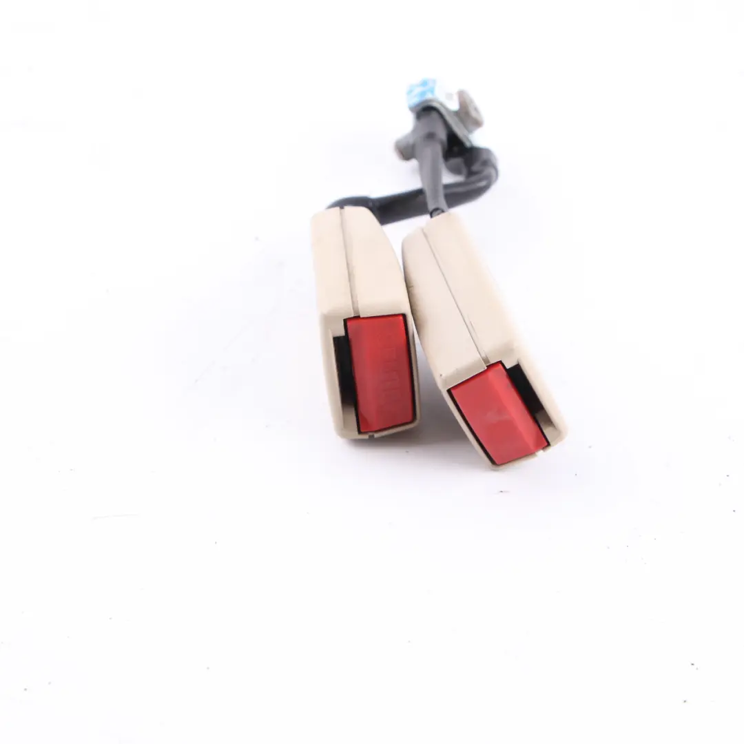 Mercedes W221 Seat Belt Buckle Rear Middle Centre Right O/S Beige - SKU A2218600269 - Part number A2218600269