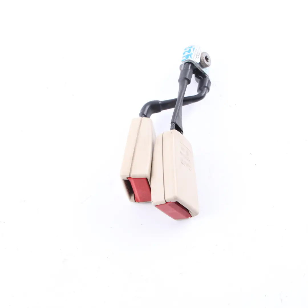 Mercedes W221 Seat Belt Buckle Rear Middle Centre Right O/S Beige - SKU A2218600269 - Part number A2218600269